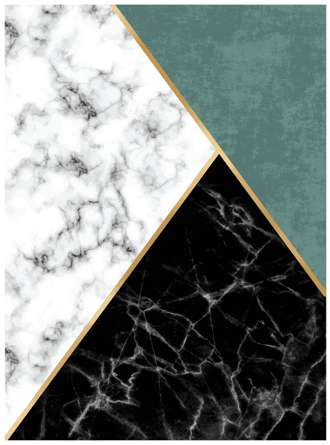 Wilton-Teppich - Savino (schwarz/weiß/grün) (Größe: 160 x 230 cm)