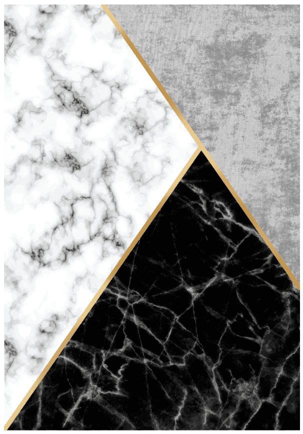 Wilton-Teppich - Savino (schwarz/weiß/grau) (Größe: 160 x 230 cm)