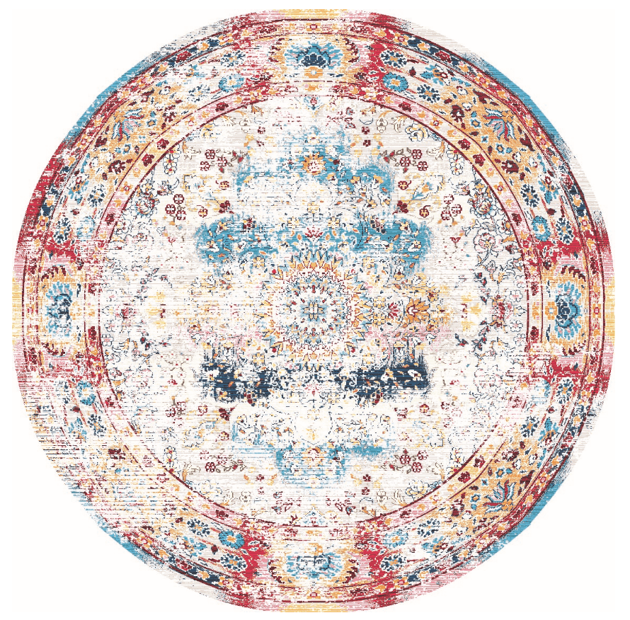 Rund Teppich - Jedaida (multi) (Größe: Ø 160 cm)
