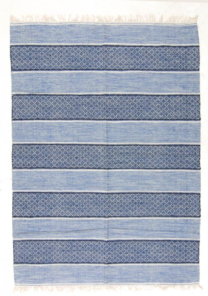 Flickenteppich - Visby (Blau) (Größe: 160 x 230 cm)