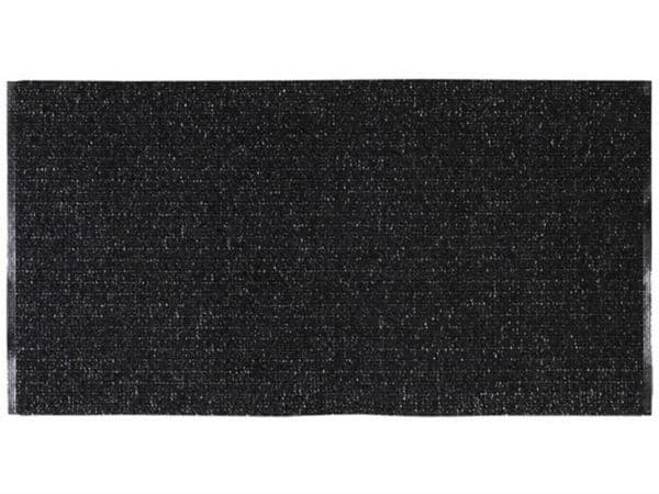 Kunststoffteppiche - Der Horred-Teppich Uni iv Mix (schwarz) (Größe: 70 x 260 cm)