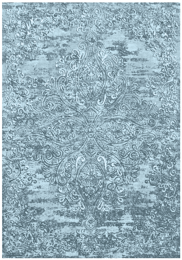 Wilton-Teppich - Valenza (blau) (Größe: 200 x 280 cm)