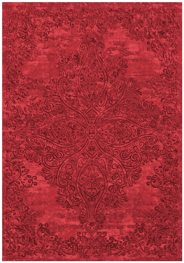 Wilton-Teppich - Valenza (rot) (Größe: 160 x 230 cm)