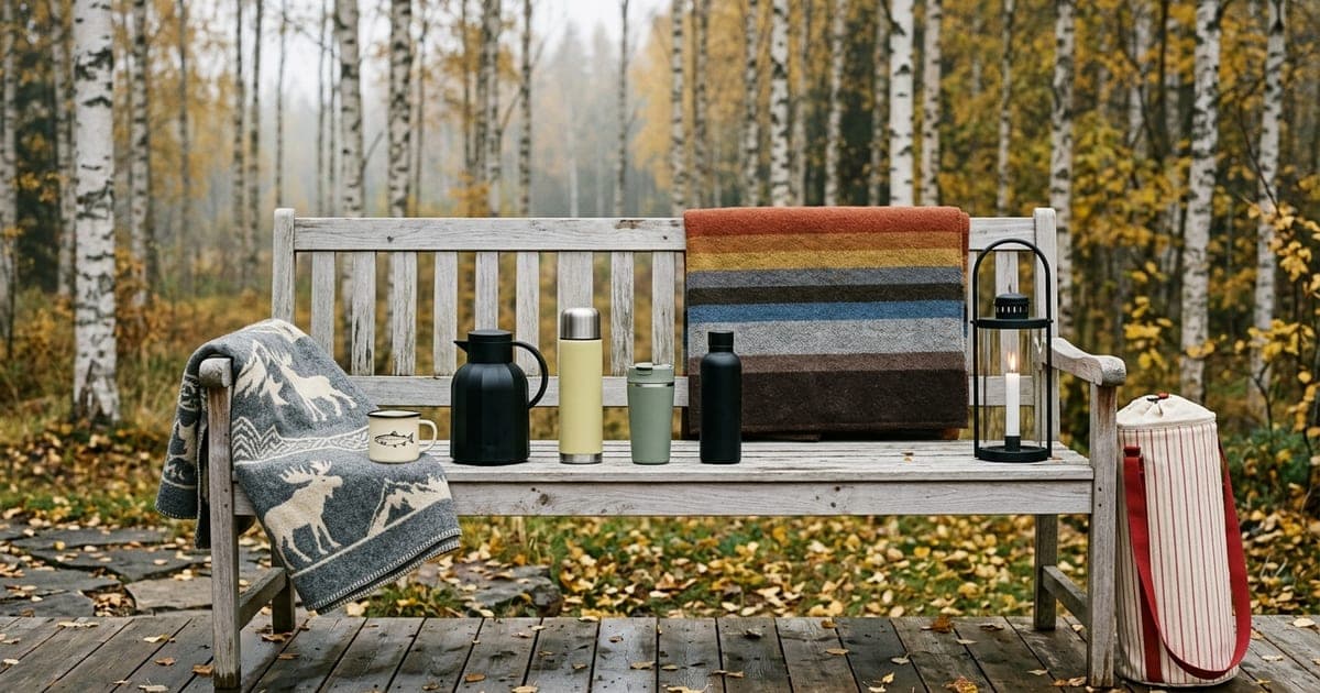 Thermoskanne und Wolle: 10 nordische Stücke für Herbstspaziergänge