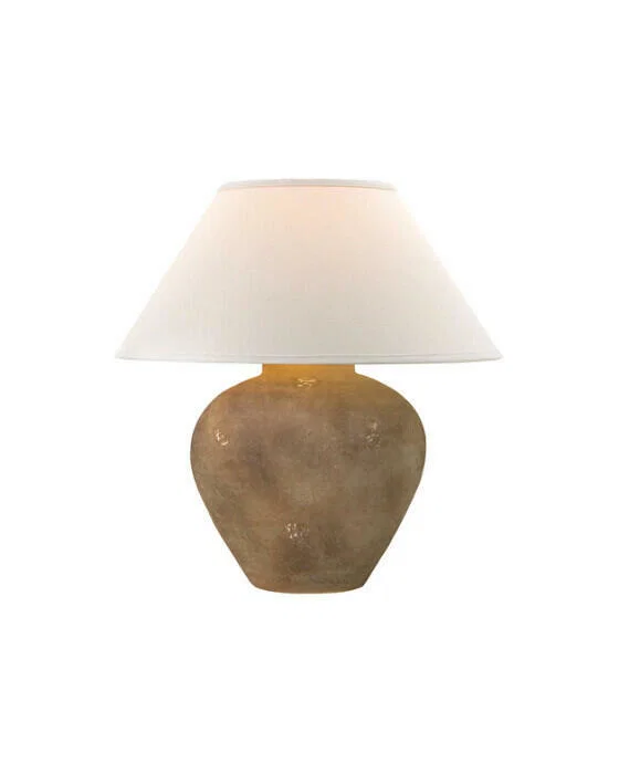 Calabria Tischlampe braun