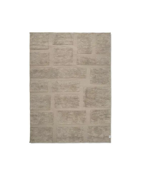 Classic Collection Bricks Wollteppich 200 x 300cm Beige