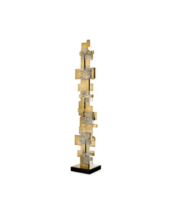 Langham Floor Lamp Vintage Brass