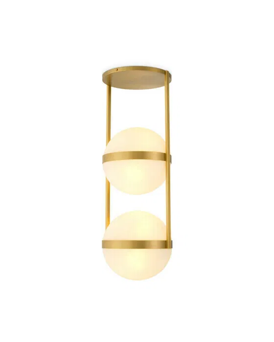 Dover Ceiling Lamp Antique Brass