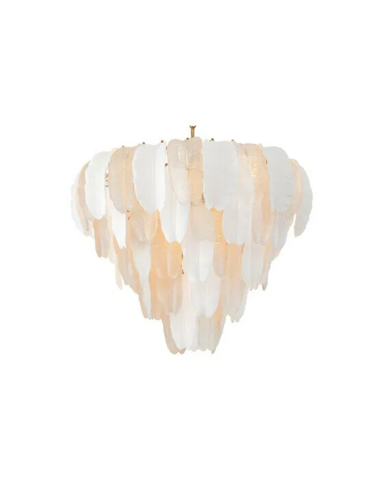 Saint Lucia Chandelier Antique Brass L