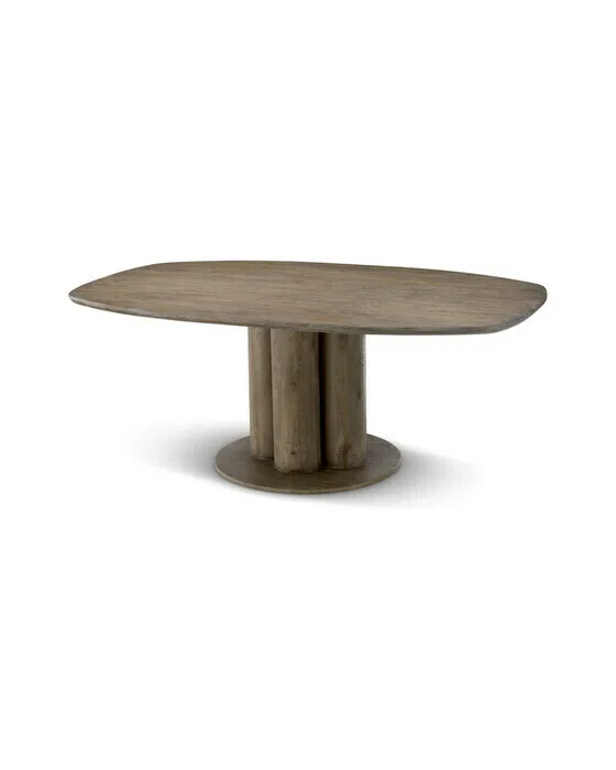 Westwood Dining Table Silverstone Oak Veneer