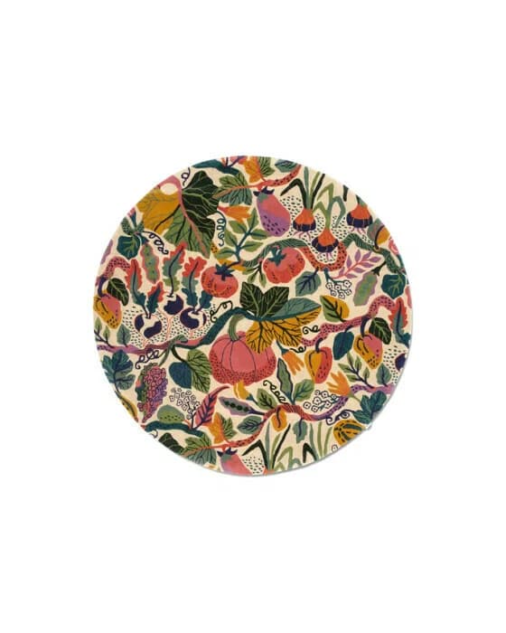 Heritage Garden Teppich rund cream