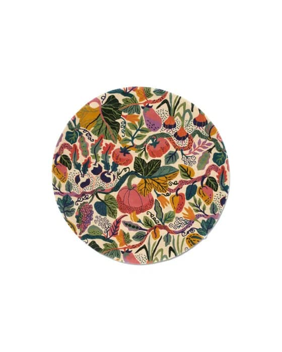 Heritage Garden Teppich rund cream