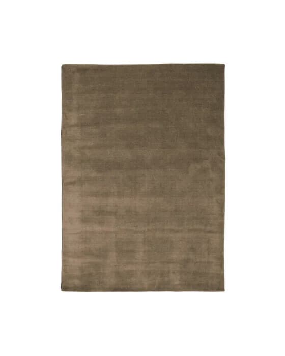 Solid teppich braun