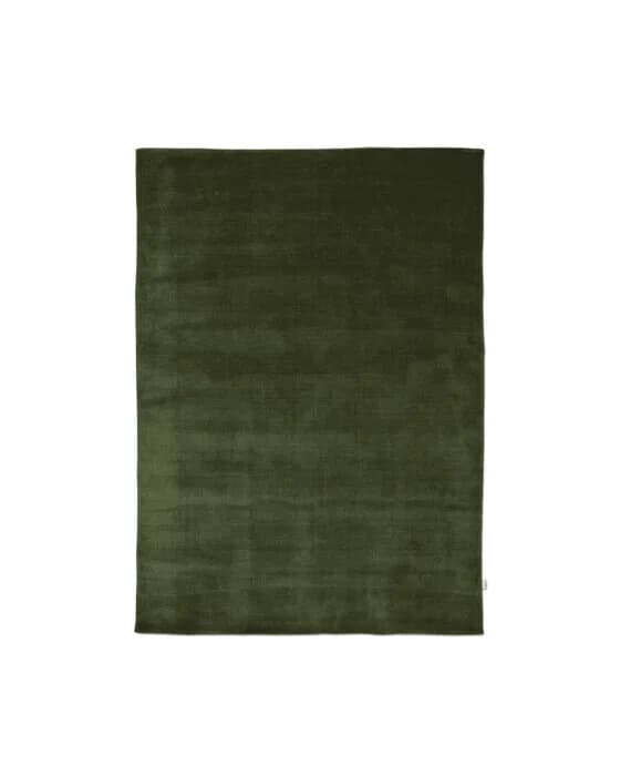 Solid teppich forest green