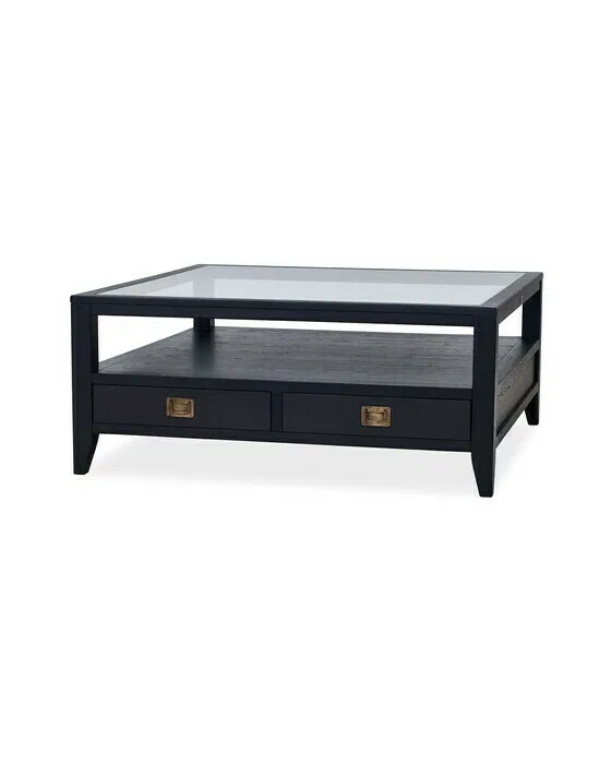 Martino Couchtisch Glasplatte Iconic Black