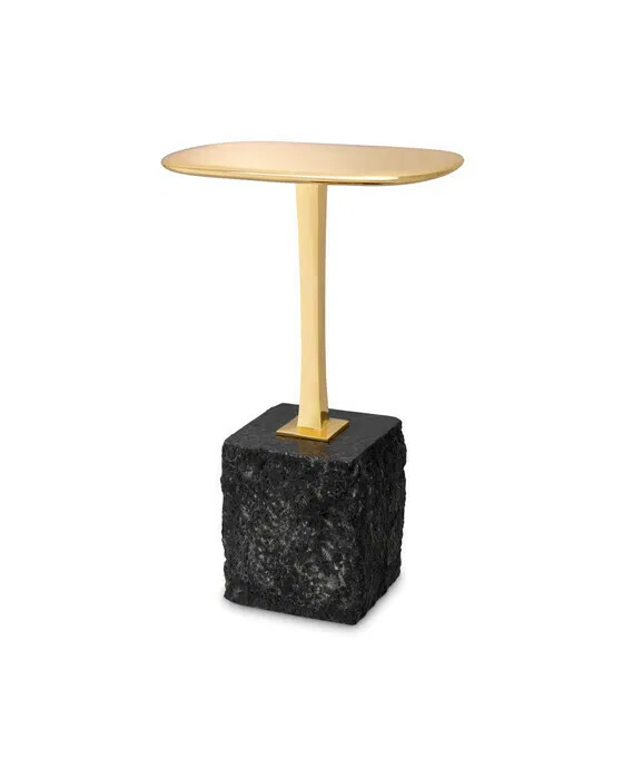 Kayan Side Table Polished Brass