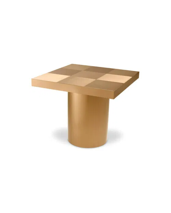 Laporte Side Table Brushed Brass