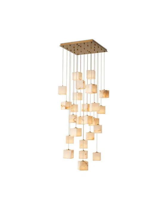 Duboce Chandelier Vintage Brass
