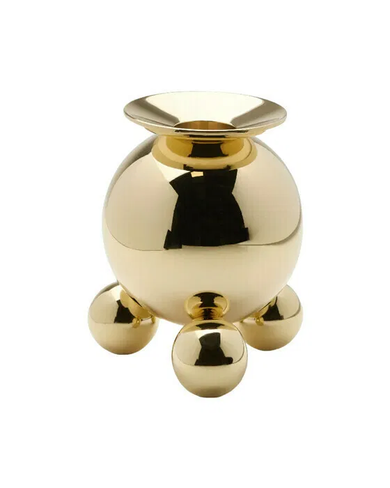Ball Candlestick Brass
