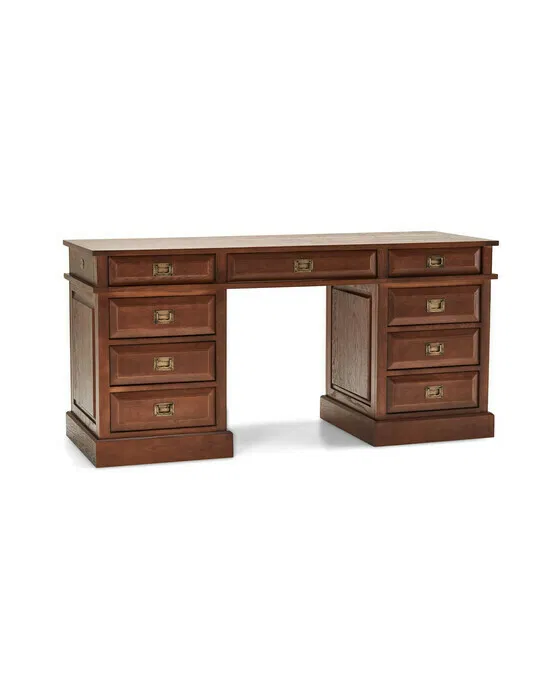 Wall Street Schreibtisch Noble Newport Brown