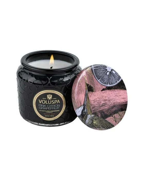 Pink Citron Grapefruit Scented Candle Petite Jar