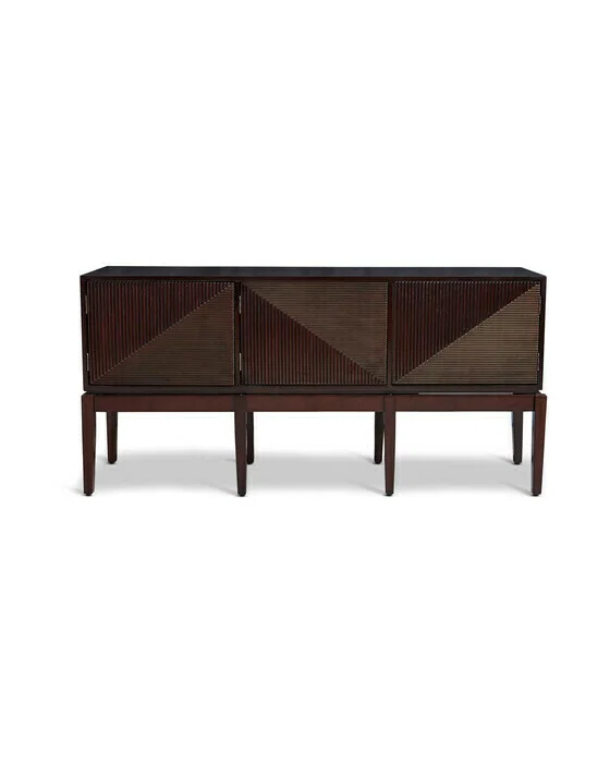 Art Deco sideboard dark brown