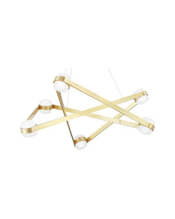 Orbit Kronleuchter Antikes Messing