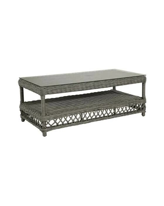 Artwood, Marbella Couchtisch 65x120 cm Künstliches Rattan