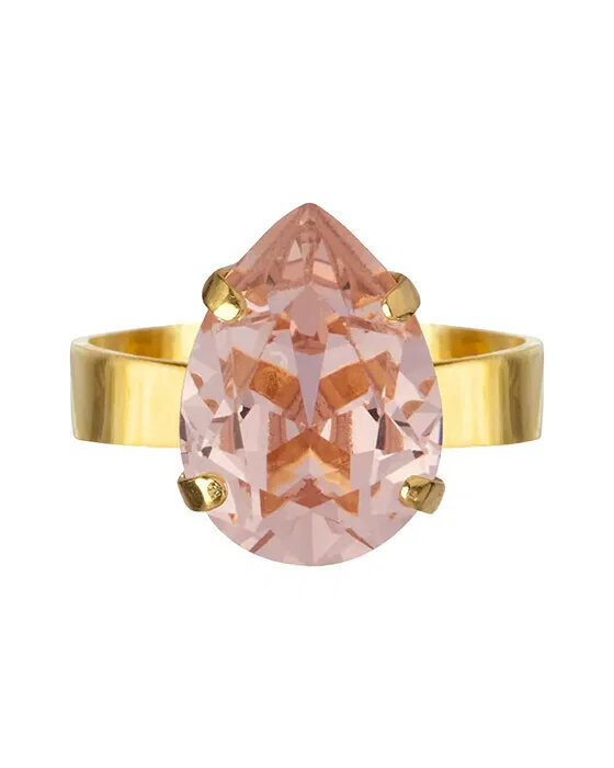 Mini Drop Ring Vintage Rose