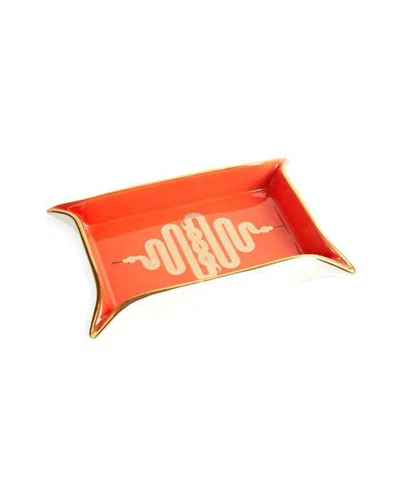 Snake Valet Tray Orange