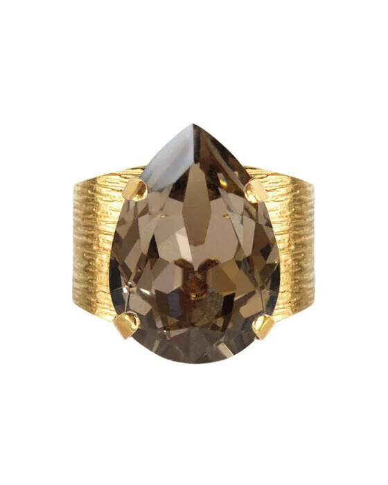 Classic Drop Ring Greige
