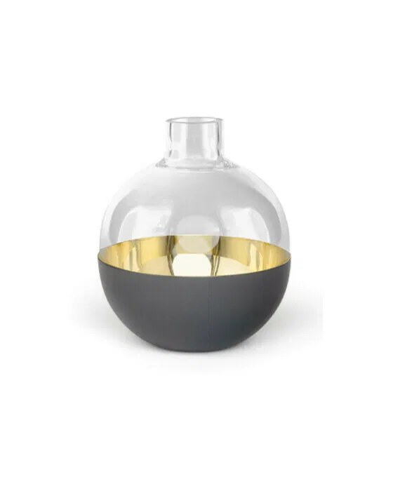 Pomme Vase Dark Grey