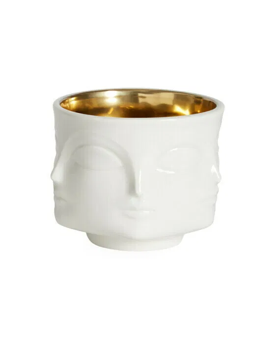 Mouse Bowl White/Gold