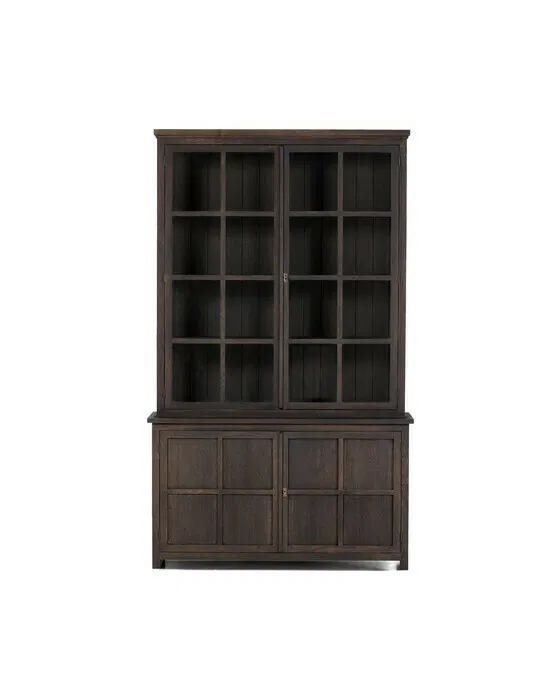 Rhode Island Vitrinenschrank mountain wenge