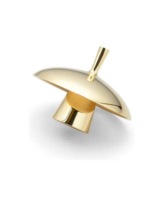 Flora Candle Snuffer Brass