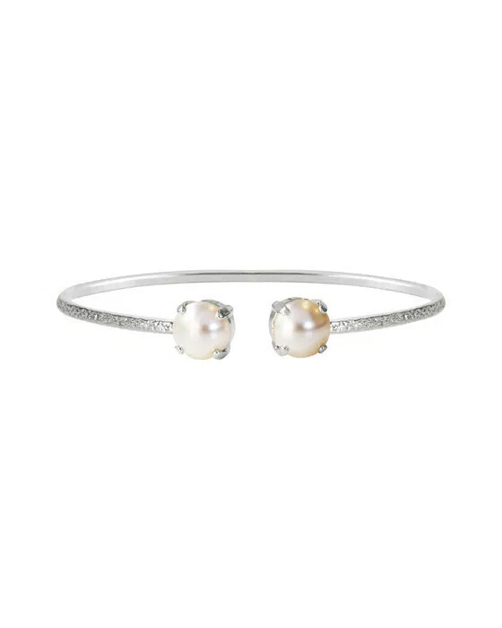 Classic Petite Bracelet Pearl Rhodium