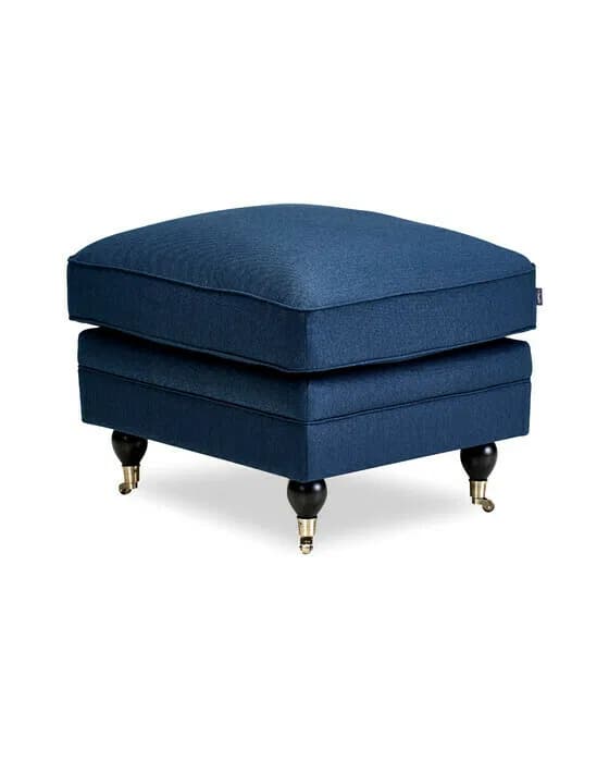 Howard Classic Fußhocker indigo