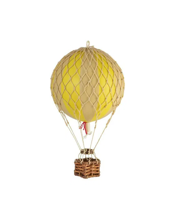 Floating The Skies Luftballon gelb doppelt