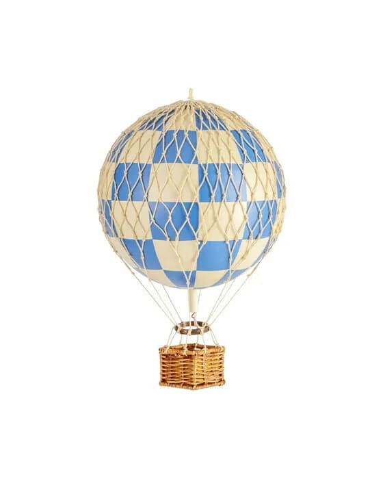 Travels Light Luftballon blau kariert