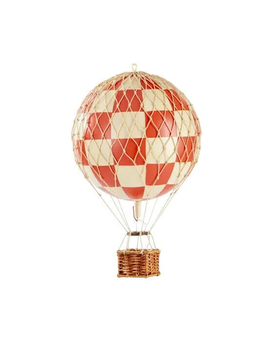 Travels Light Luftballon rot kariert