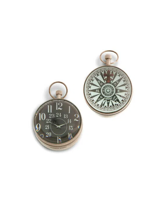 Eye of Time Clock, Silver