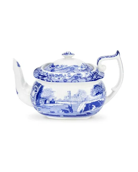 Blue Italian Teapot Blue/White