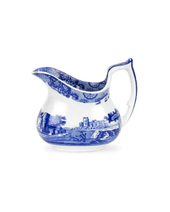 Blue Italian Milk Jug Blue/White