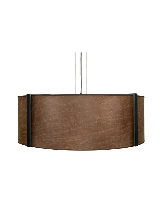 Calgary Ceiling Lamp Leather Brown
