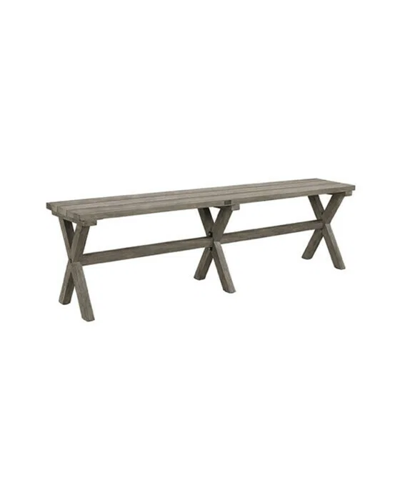 Cross Bench Charcoal 160cm