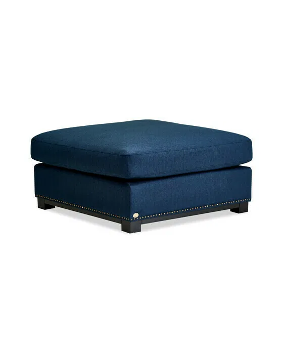 Madison Ottoman Indigo