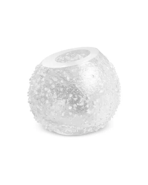 Opulente klare Vase