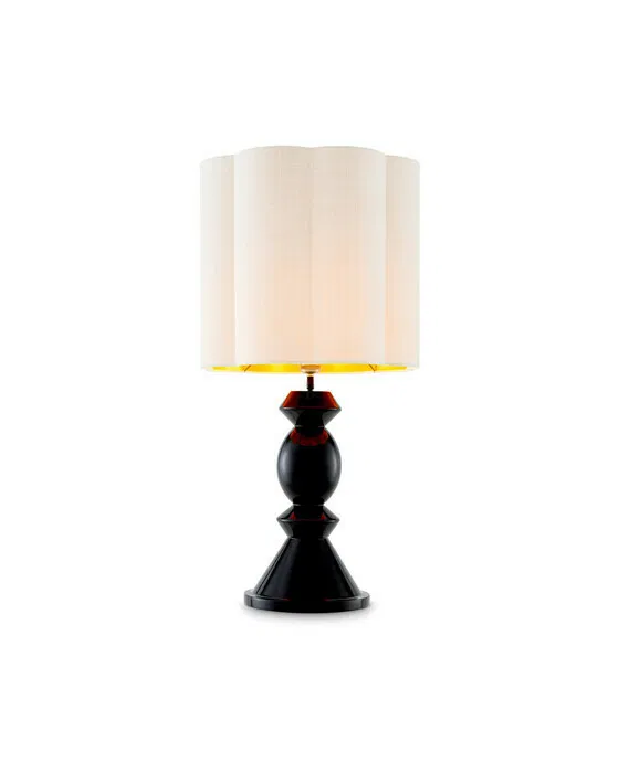 Dionne Tischlampe schwarz/weiß