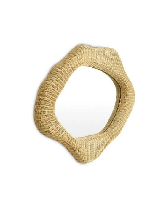 Bilbao Rattan-Spiegel