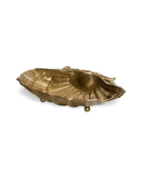 Seashell-Schale aus Messing